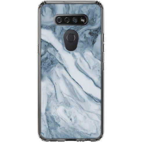 Ocean Blue Marble LG K51/Q51 Clear Case