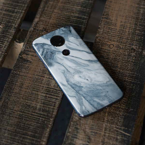Ocean Blue Marble Moto E5 Plus Skin