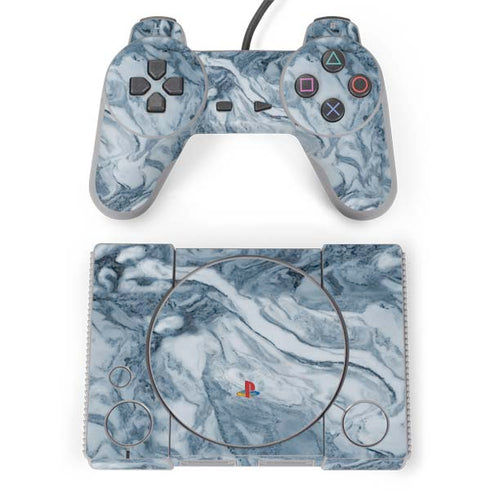 Ocean Blue Marble PlayStation Classic Bundle Skin