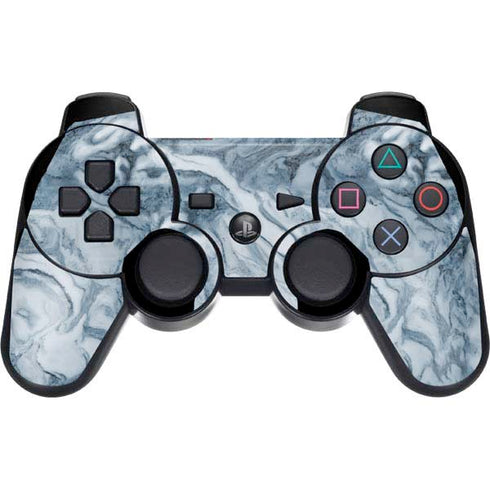Ocean Blue Marble PS3 Dual Shock wireless controller Skin