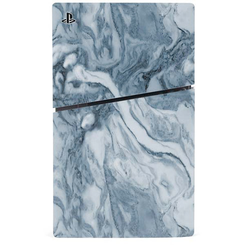 Ocean Blue Marble PS5 Slim Digital Edition Console Skin