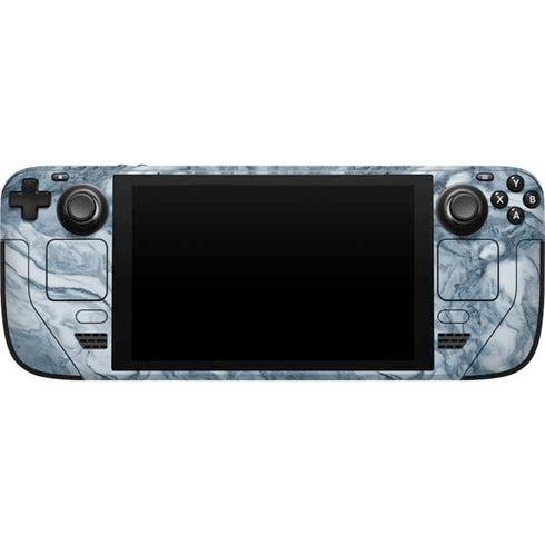Ocean Blue Marble Steam Deck Handheld Gaming Computer Skin