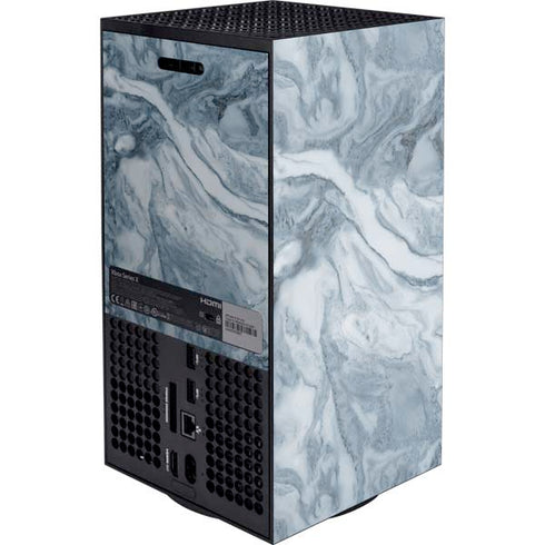 Ocean Blue Marble Xbox Series X Console Skin