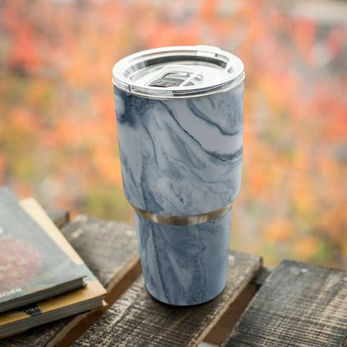 Ocean Blue Marble Yeti 30oz Rambler Tumbler Skin