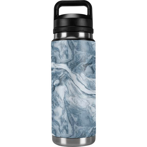 Ocean Blue Marble YETI Rambler 26oz Bottle Skin