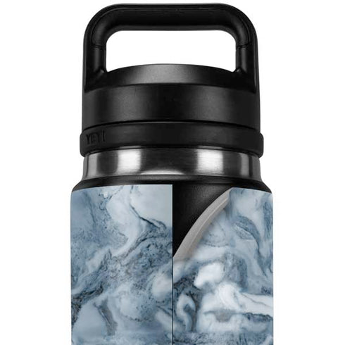 Ocean Blue Marble YETI Rambler 26oz Bottle Skin