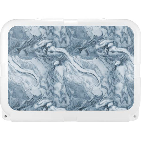 Ocean Blue Marble YETI Tundra 35 Hard Cooler Skin