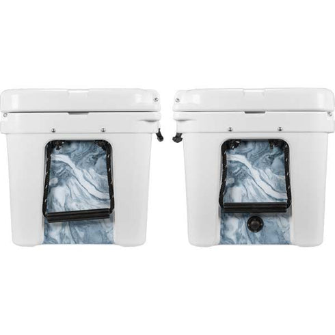 Ocean Blue Marble YETI Tundra 35 Hard Cooler Skin