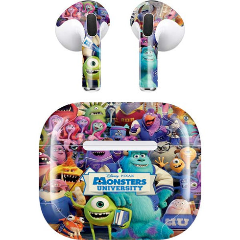 Disney Monsters University Official Poster Apple AirPods (3rd Gen 2021) Skin