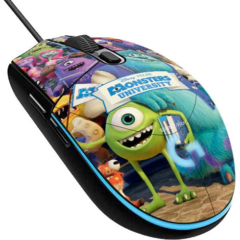 Disney Monsters University Official Poster G203 Prodigy RGB Wired Gaming Mouse Skin