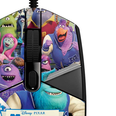 Disney Monsters University Official Poster G203 Prodigy RGB Wired Gaming Mouse Skin