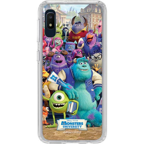 Disney Monsters University Official Poster Galaxy A10e Clear Case
