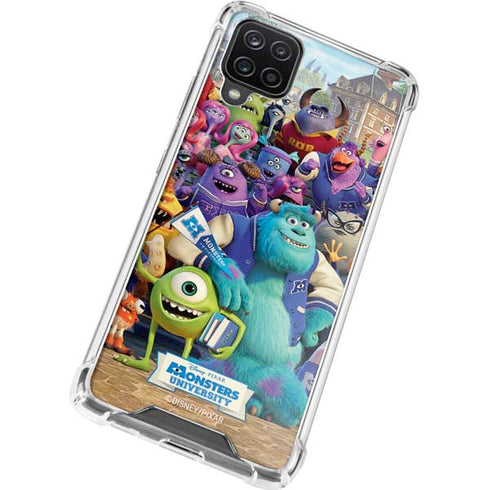 Disney Monsters University Official Poster Galaxy A12 Clear Case