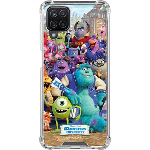 Disney Monsters University Official Poster Galaxy A12 Clear Case