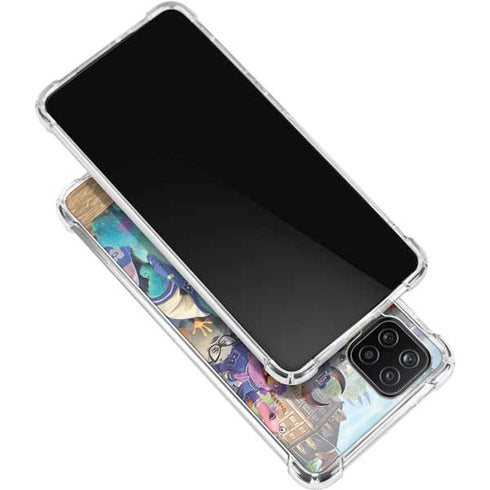 Disney Monsters University Official Poster Galaxy A12 Clear Case