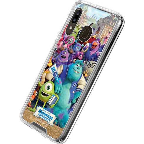 Disney Monsters University Official Poster Galaxy A30 Clear Case