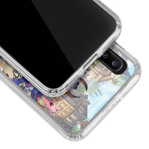 Disney Monsters University Official Poster Galaxy A30 Clear Case