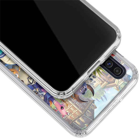 Disney Monsters University Official Poster Galaxy A50 Clear Case