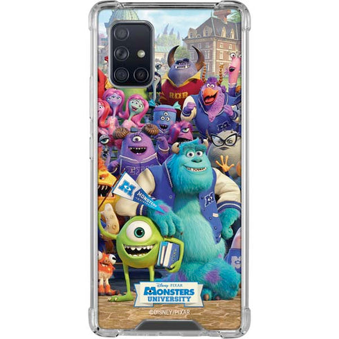 Disney Monsters University Official Poster Galaxy A71 5G Clear Case