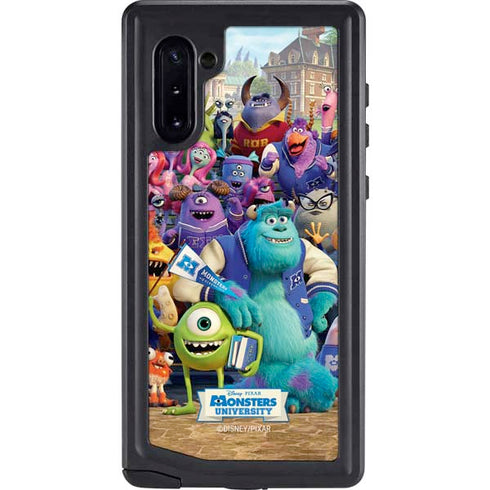 Disney Monsters University Official Poster Galaxy Note 10 Waterproof Case