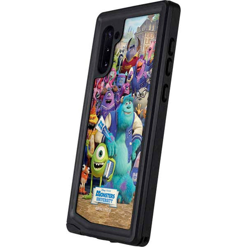 Disney Monsters University Official Poster Galaxy Note 10 Waterproof Case