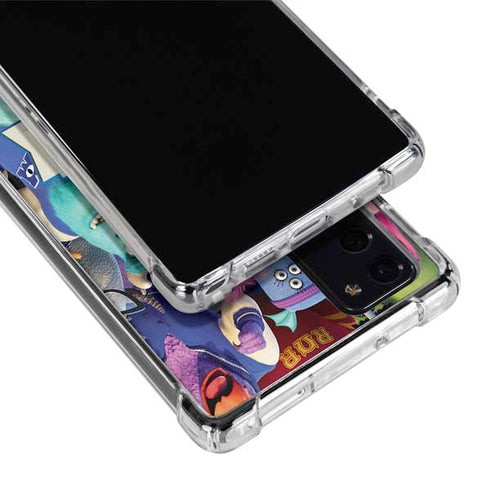 Disney Monsters University Official Poster Galaxy Note20 5G Clear Case
