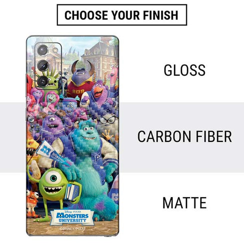Disney Monsters University Official Poster Galaxy Note20 5G Skin