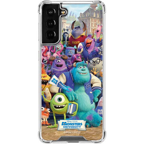 Disney Monsters University Official Poster Galaxy S21 FE Clear Case