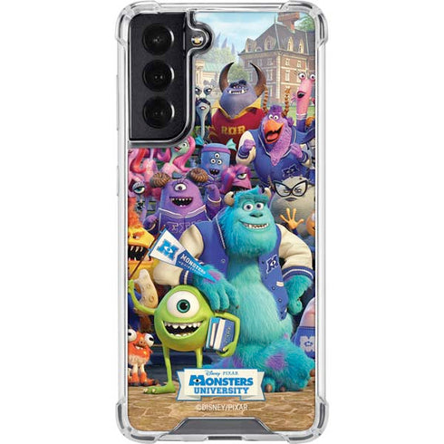 Disney Monsters University Official Poster Galaxy S22 Clear Case