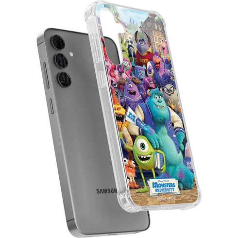 Disney Monsters University Official Poster Galaxy S24 Plus Clear Case