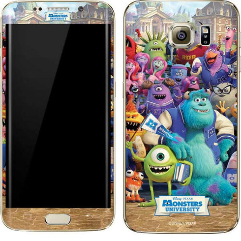 Disney Monsters University Official Poster Galaxy S7 Edge Skin