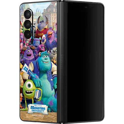 Disney Monsters University Official Poster Galaxy Z Fold3 5G Skin