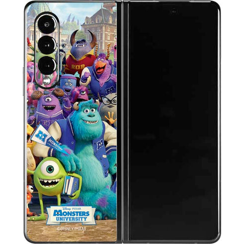 Disney Monsters University Official Poster Galaxy Z Fold3 5G Skin