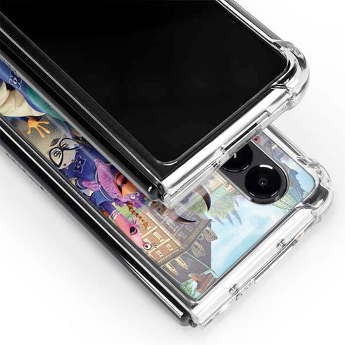 Disney Monsters University Official Poster Galaxy Z Fold4 5G Clear Case