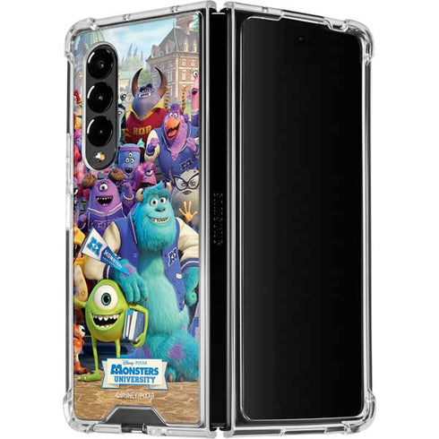 Disney Monsters University Official Poster Galaxy Z Fold4 5G Clear Case