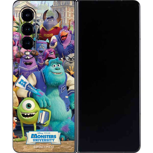 Disney Monsters University Official Poster Galaxy Z Fold4 5G Skin
