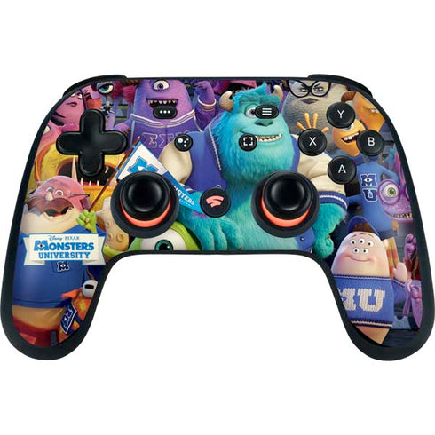 Disney Monsters University Official Poster Google Stadia Controller Skin