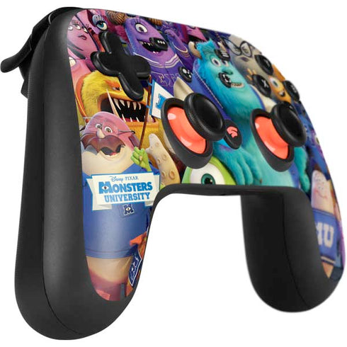 Disney Monsters University Official Poster Google Stadia Controller Skin