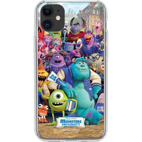 Disney Monsters University Official Poster iPhone 11 Clear Case
