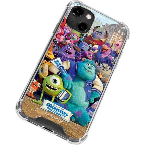 Disney Monsters University Official Poster iPhone 15 Plus Clear Case