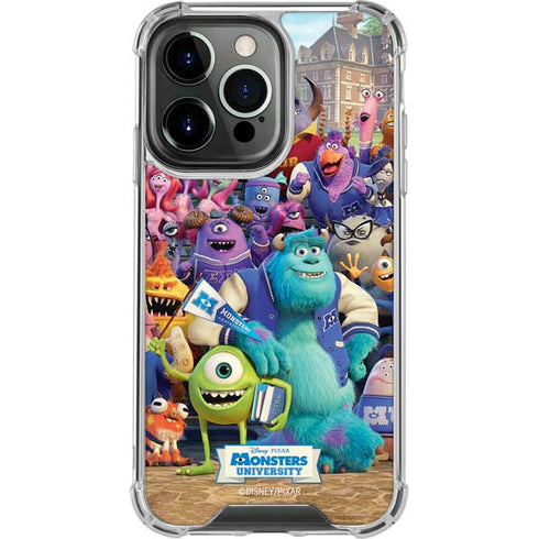 Disney Monsters University Official Poster iPhone 15 Pro Clear Case