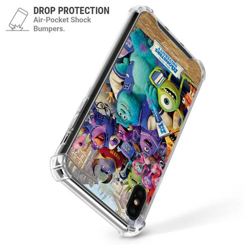Disney Monsters University Official Poster iPhone XS Max Clear Case