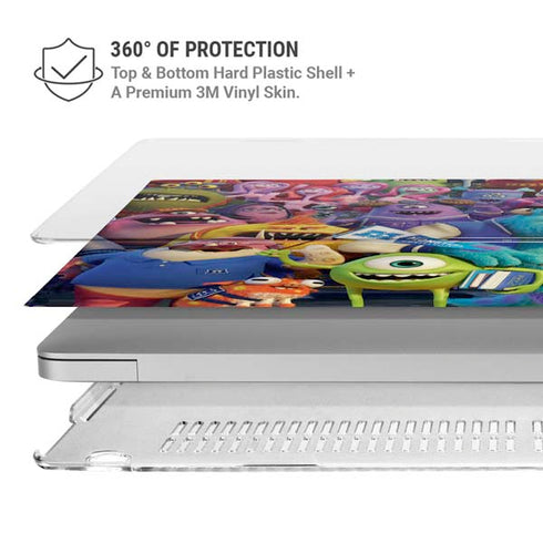 Disney Monsters University Official Poster MacBook Pro 15in (2016-19) Case plus Skin