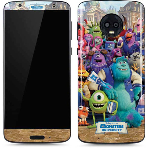 Disney Monsters University Official Poster Moto G6 Skin