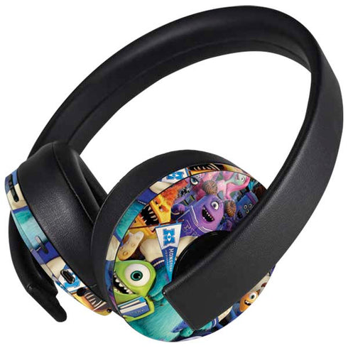 Disney Monsters University Official Poster PlayStation 4 Gold Wireless Headset Skin