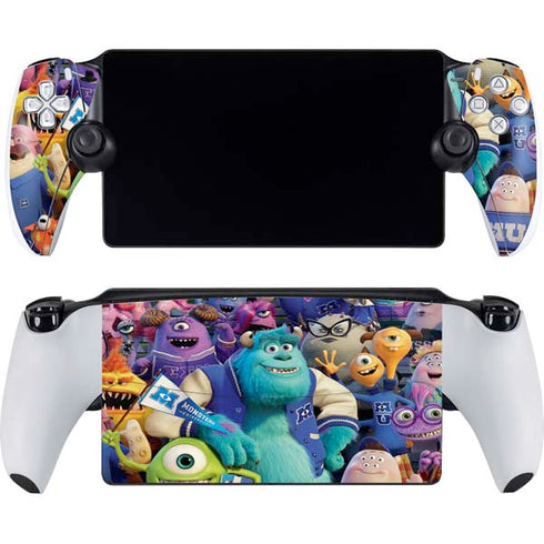 Disney Monsters University Official Poster PlayStation Portal Remote Player Skin