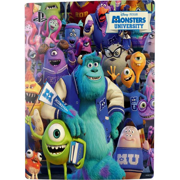 monsters university movie poster Official Poster Skin for PS5 Console