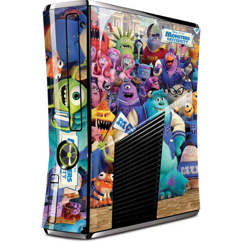 Disney Monsters University Official Poster Xbox 360 Slim (2010) Skin