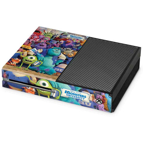 Disney Monsters University Official Poster Xbox One Console Skin