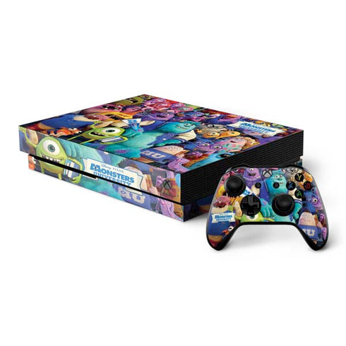 Disney Monsters University Official Poster Xbox One X Bundle Skin
